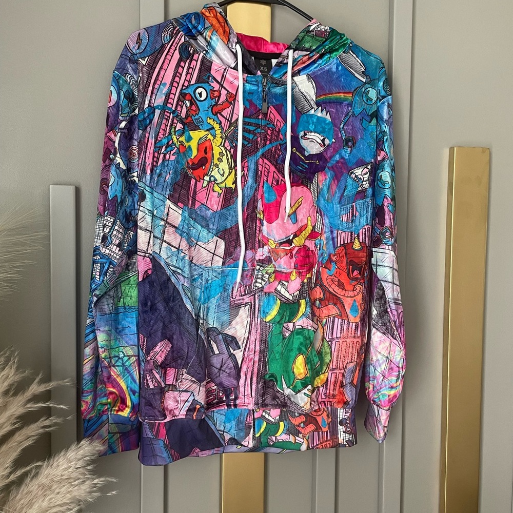 Colorful Graphic Hoodie